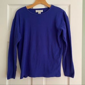 **3 for $20!!** Casual Corner Long Sleeve Royal Blue Shirt Medium